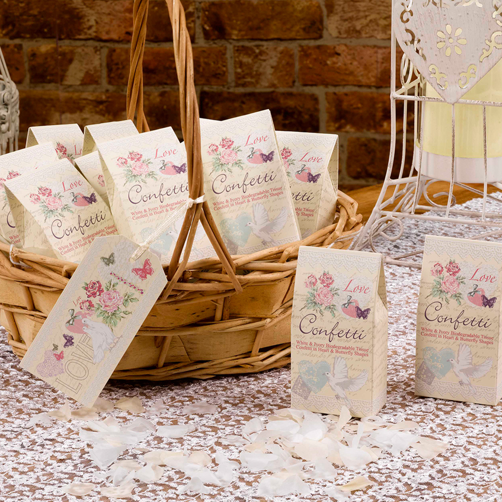 Konfetti "With Love" Papier SALE