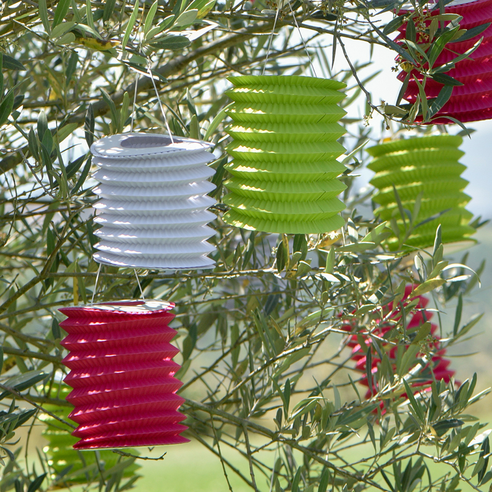 Laternen Ø 10 x 18 cm 2 Stück schwarz