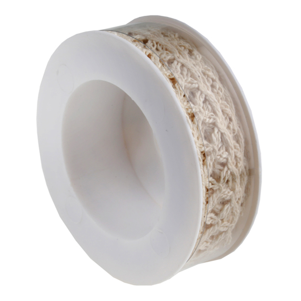 Dekoband "Spitze natur" 15 mm x 5 m