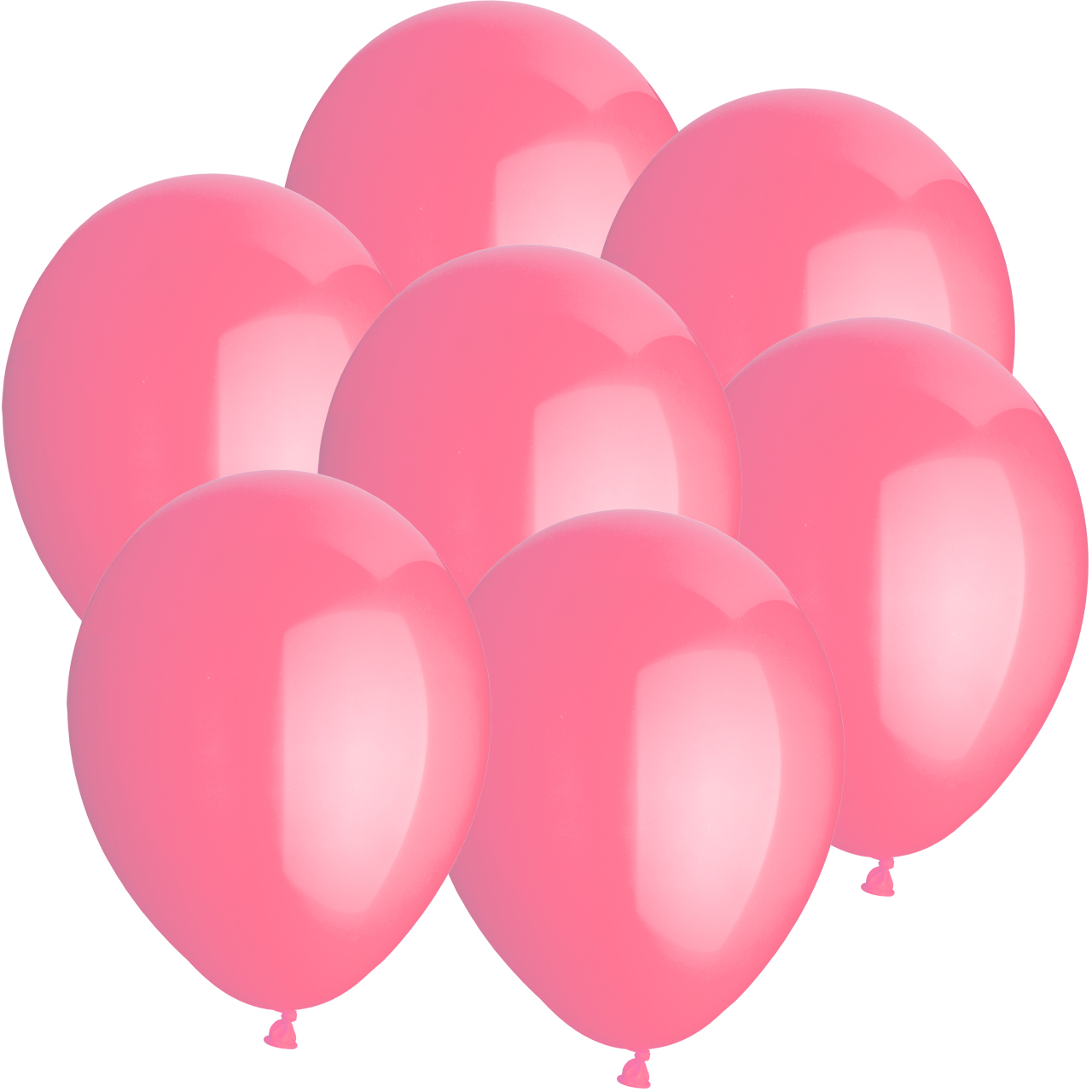 Latexballons Ø 25 cm "Standard" (50 Stück) rosa SALE