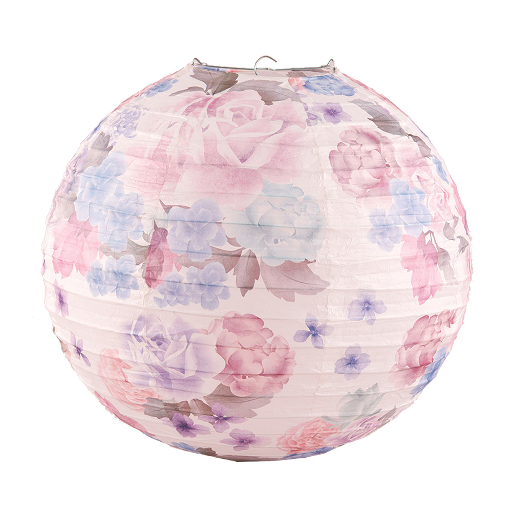 Laterne Vintage Floral (40,5 cm)