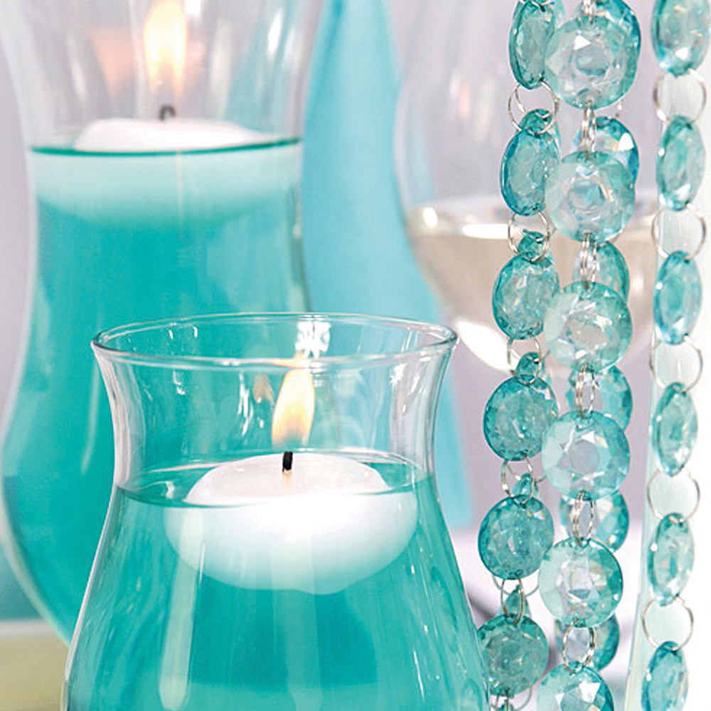 Schwimmkerzen weiß Ø 5 cm (10 Stück)