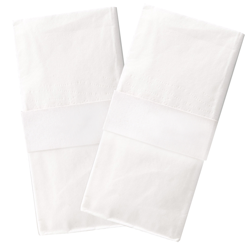 Banderole Taschentuchhalter "Blanko Bogen" (8 Stück)