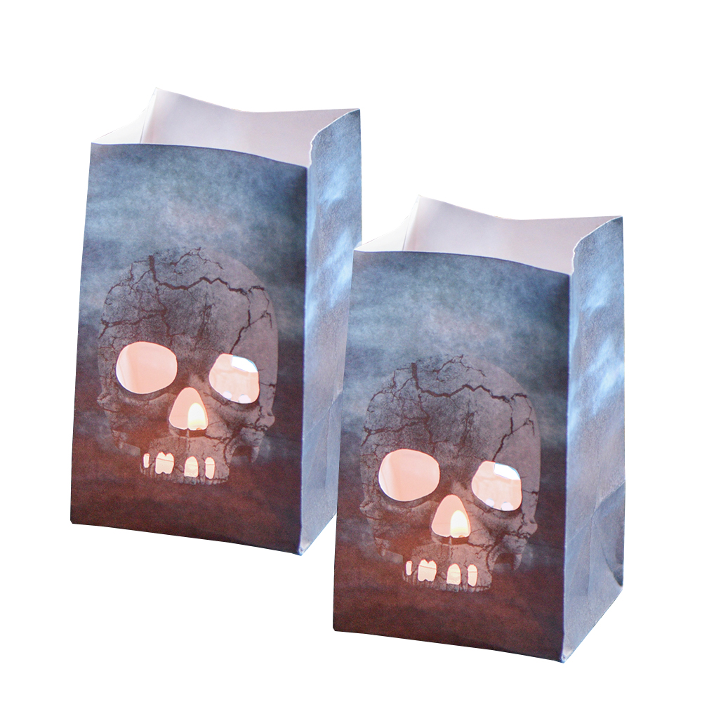 Lichttüten "Halloween Spuk" 6 x 10 cm (6 Stück) ABVERKAUF