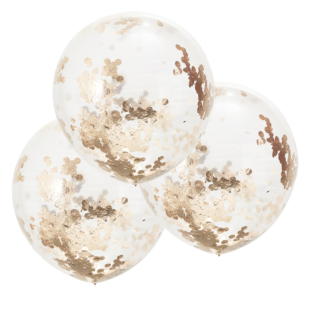 Luftballons Konfetti XXL "Beautiful Botanics" (3 Stück)