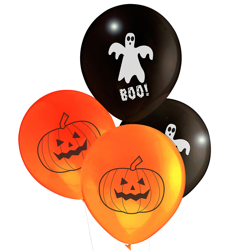 Luftballons "Hello Halloween" (8 Stück) ABVERKAUF