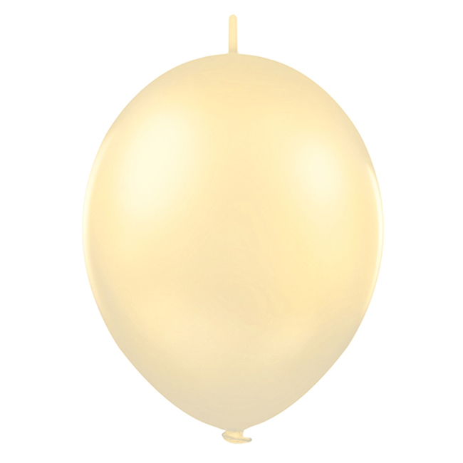 Kettenballons Pastell Ø 30 cm (100 Stück) silber