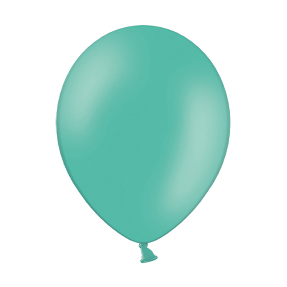 Latexballons "Pastell" Ø 23 cm (100 Stück) aquablau