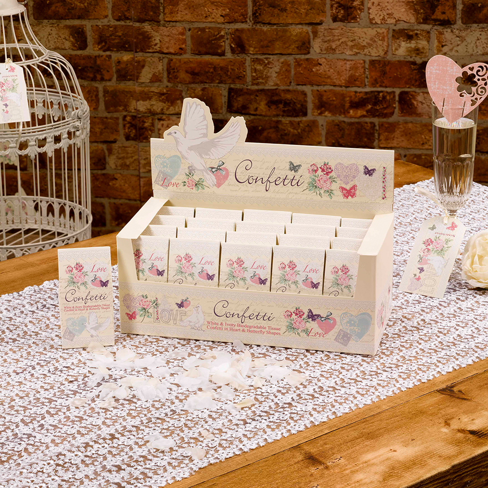 Konfetti "With Love" Papier SALE