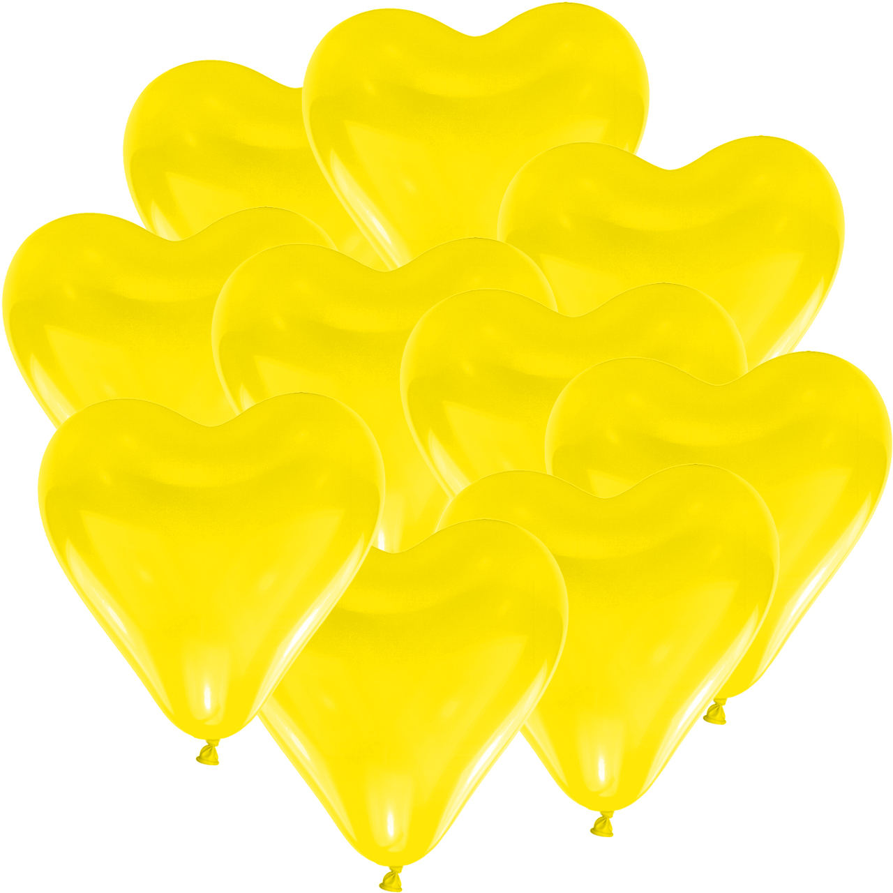 Herzballons  Ø 15 cm rose (100 Stück)