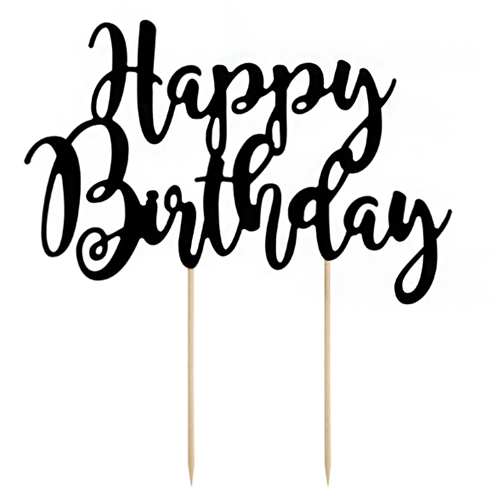 Tortendekoration Happy Birthday