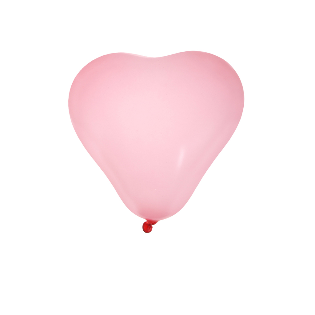 Herzballons rosa Ø 30 cm (50 Stück) SALE