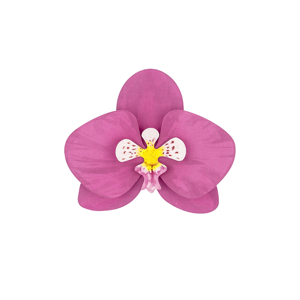 Papierblumen "Flamingos" Orchideen (6 Stück)