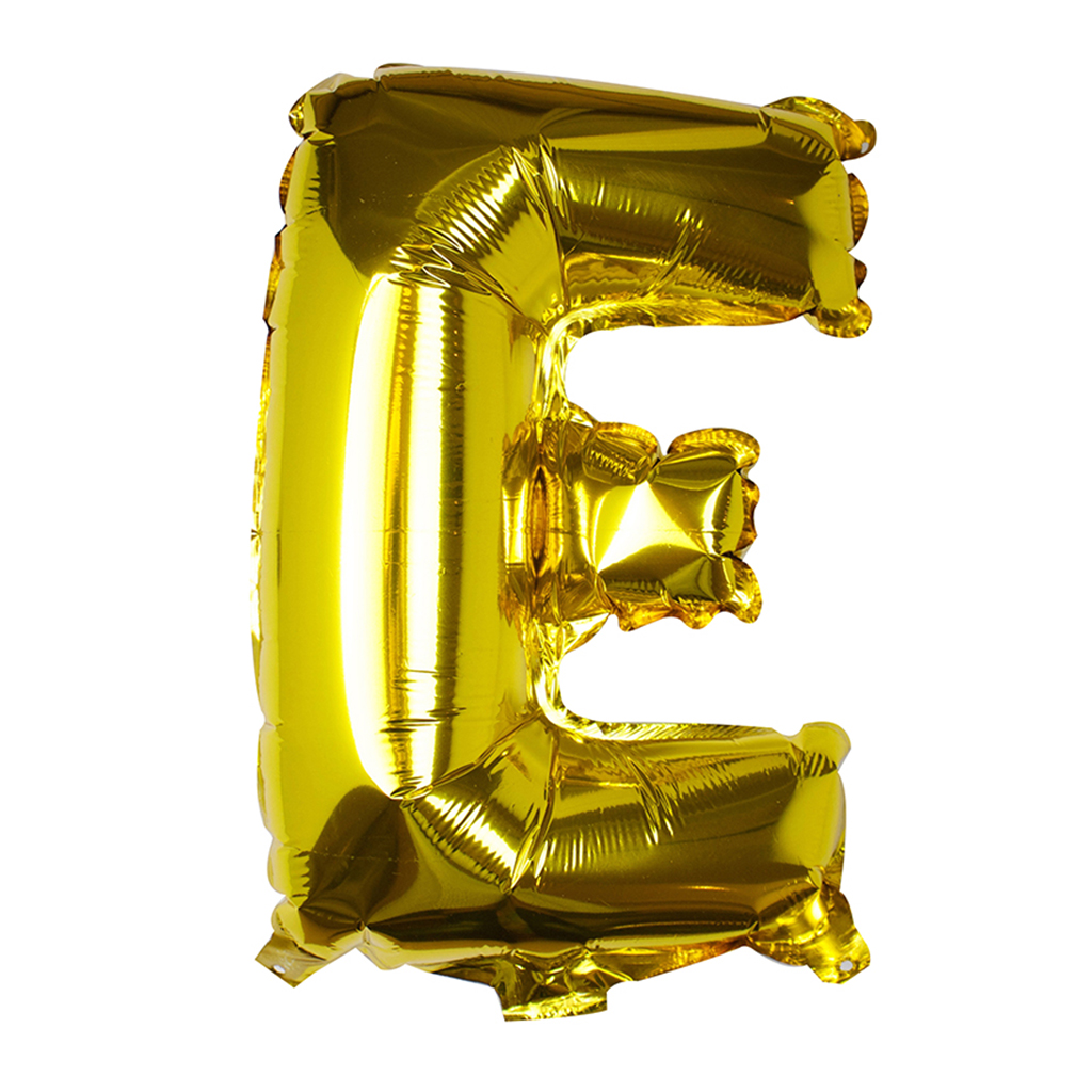 Folienballon "Girlande" Buchstabe "A" gold 41 cm