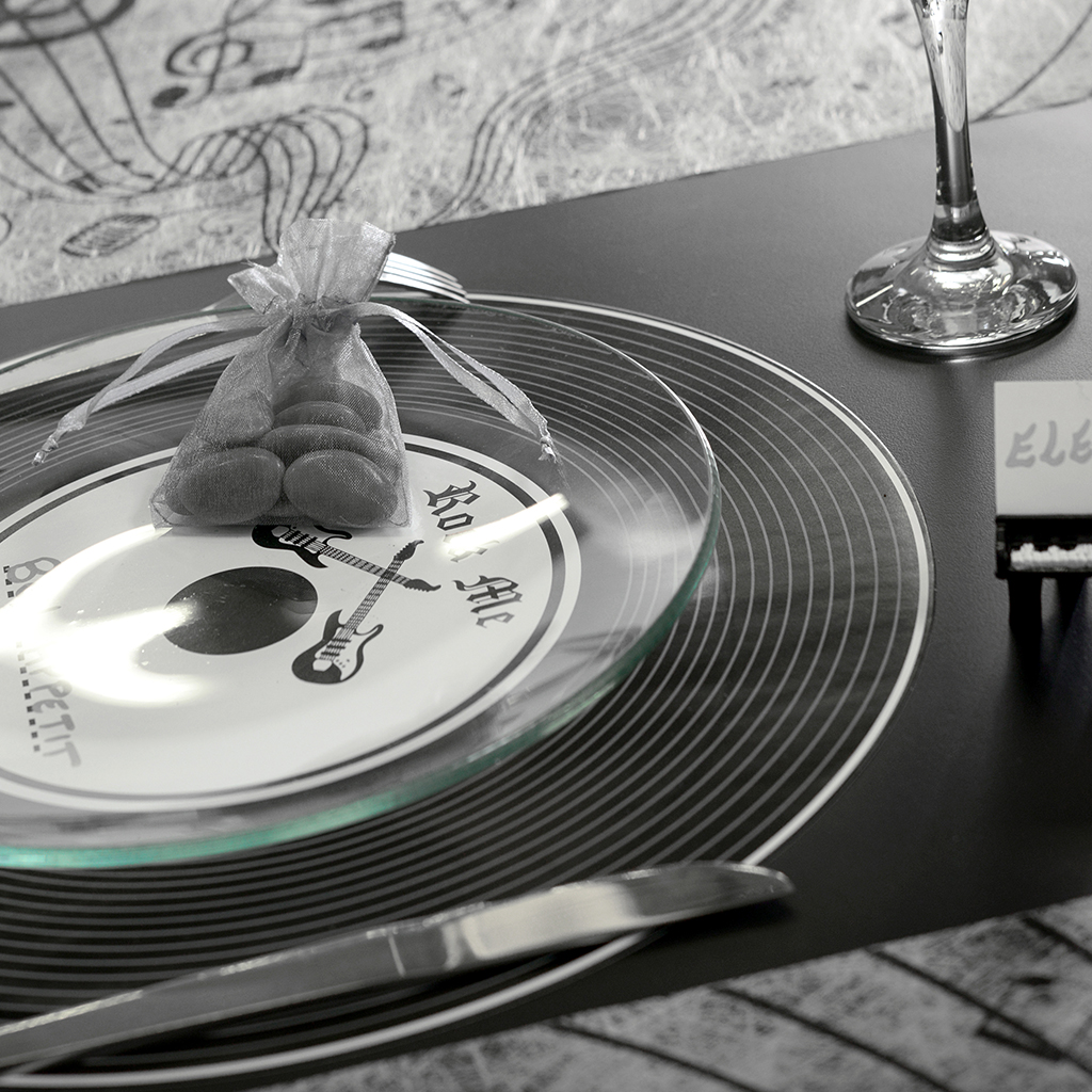 Tischset "Vinyl" (6 Stück)