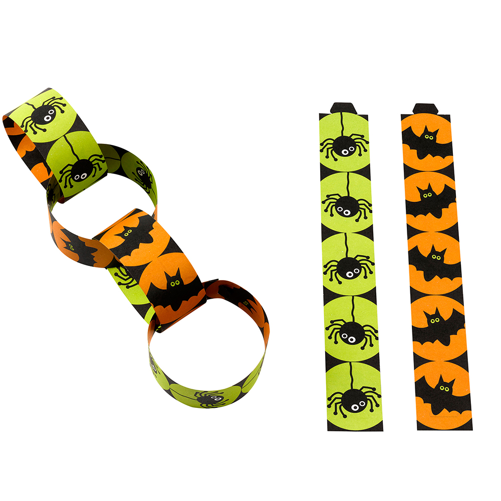 Girlande Papierstreifen "Hello Halloween" 3 m ABVERKAUF