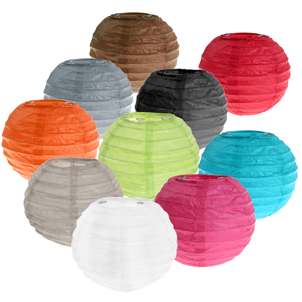 Laternen Colour Ø 7,5 cm (2 Stück) orange