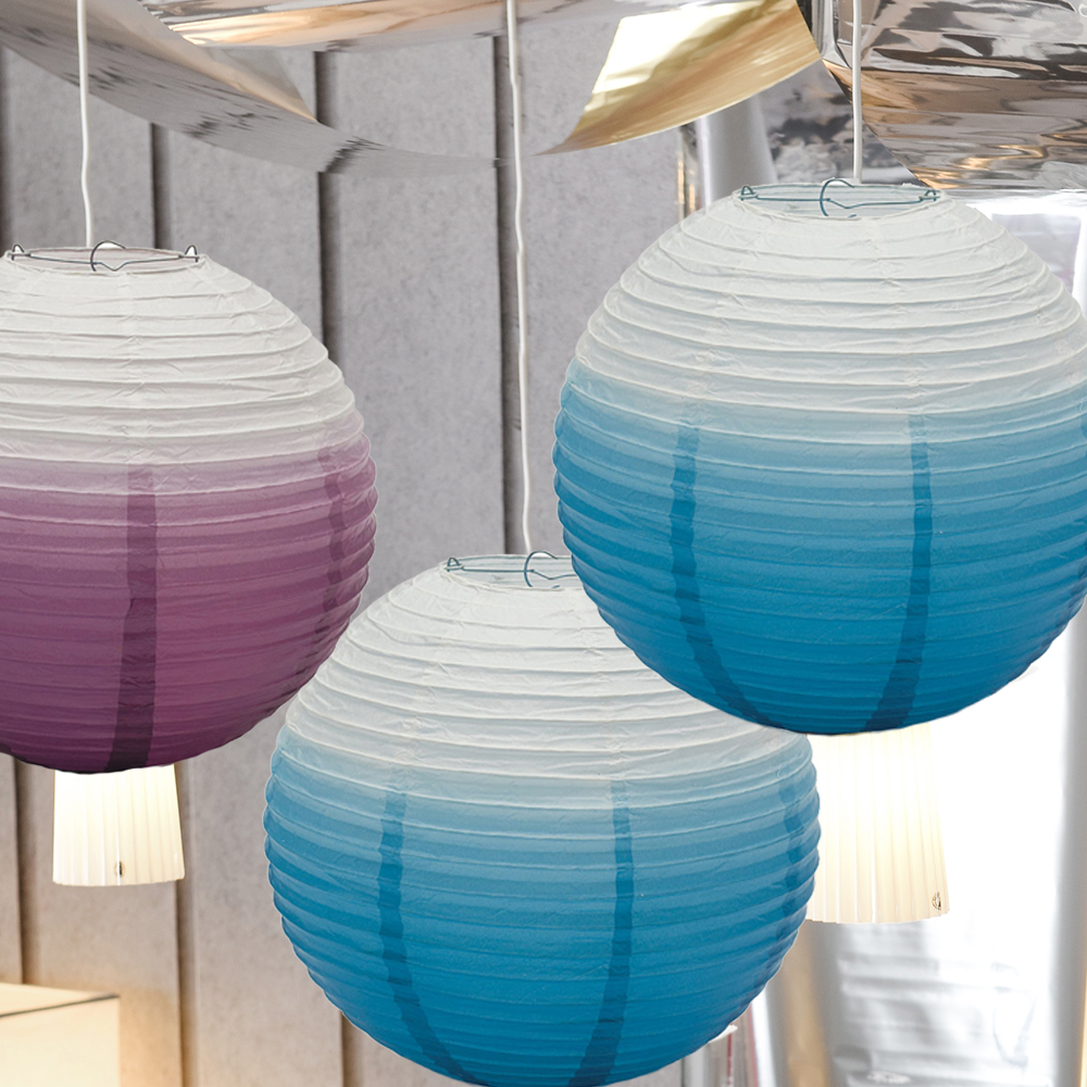 Laterne Two Color 30,5 cm (2 Stück) fuchsia ABVERKAUF