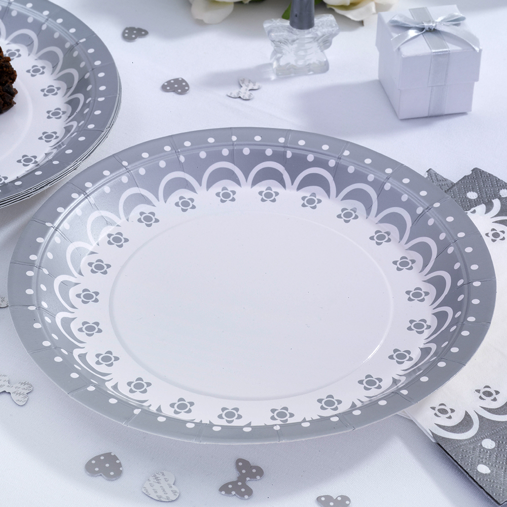 Partygeschirr "Chic Boutique" Pappteller gold