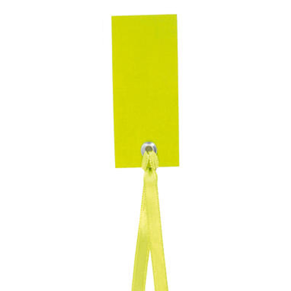 Namenskarte m. Band 3 x 7 cm (12 Stück)