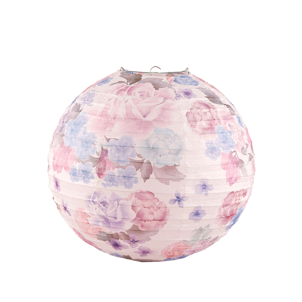 Laterne Vintage Floral (40,5 cm)