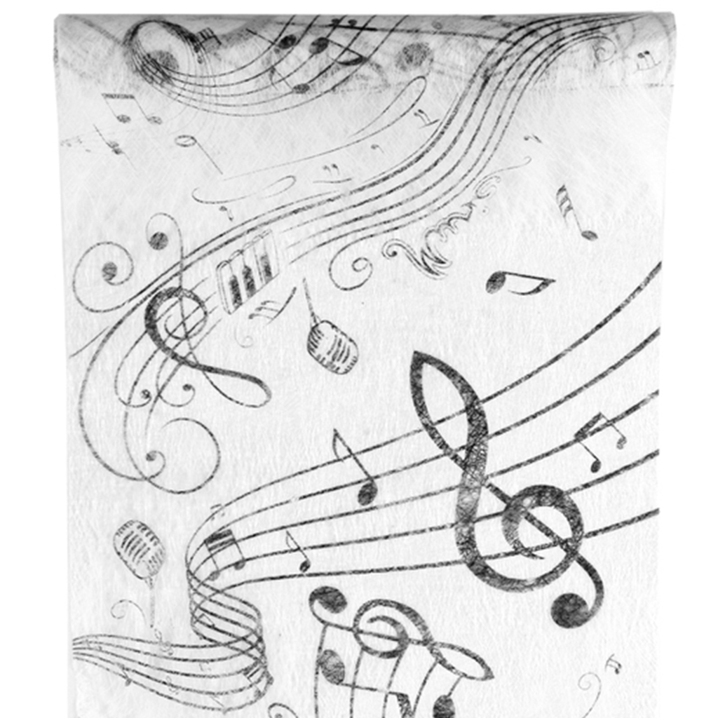 Tischläufer "Musik" 30 cm x 5 m