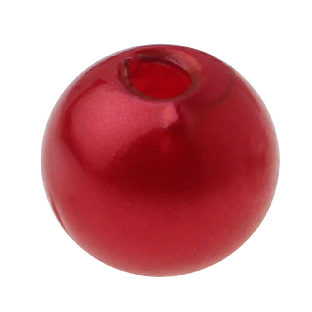 Perlen "Wachsperlen" 8 mm (50 Stück) grau