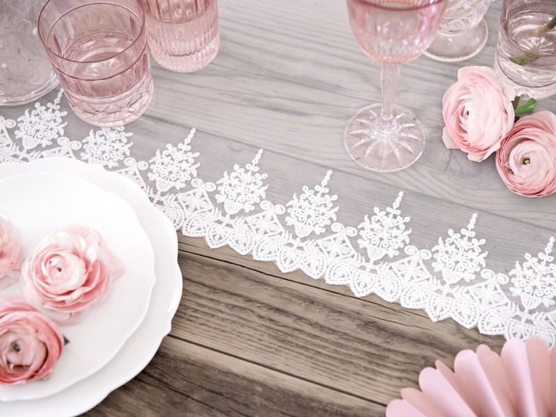 Tischband  "Spitze"  45 cm x 9 m