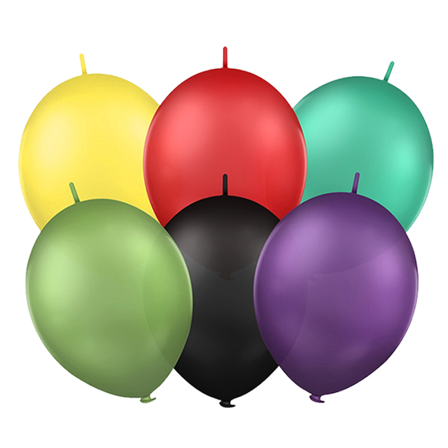 Kettenballons Color Ø 30 cm (100 Stück) bunt