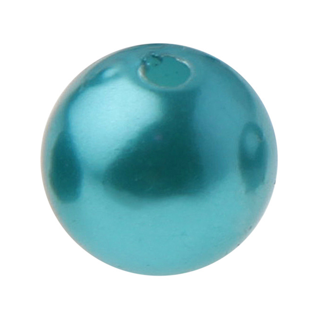 Perlen "Wachsperlen" 8 mm (50 Stück) grau