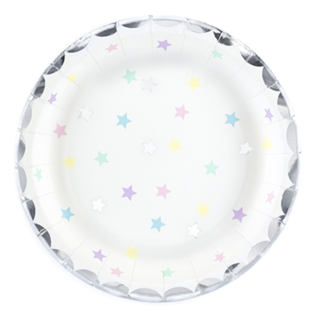 Partygeschirr "Unicorn" Pappteller (6 Stück)