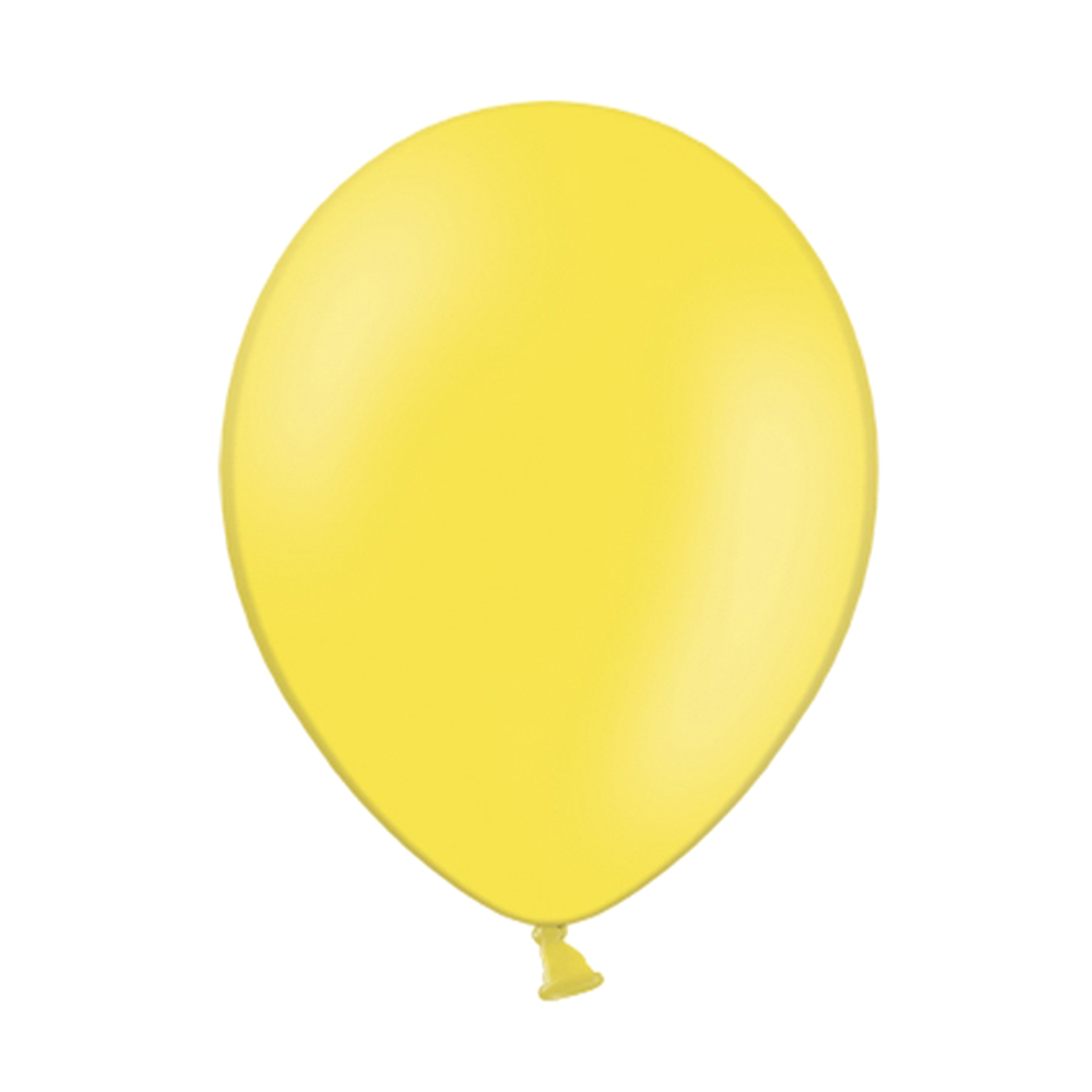 Latexballons Ø 30 cm "Pastell" (50 Stück) hellgelb