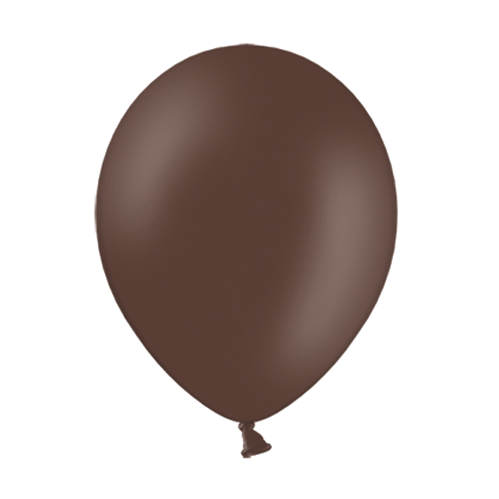 Latexballons "Pastell" Ø 23 cm (50 Stück) braun