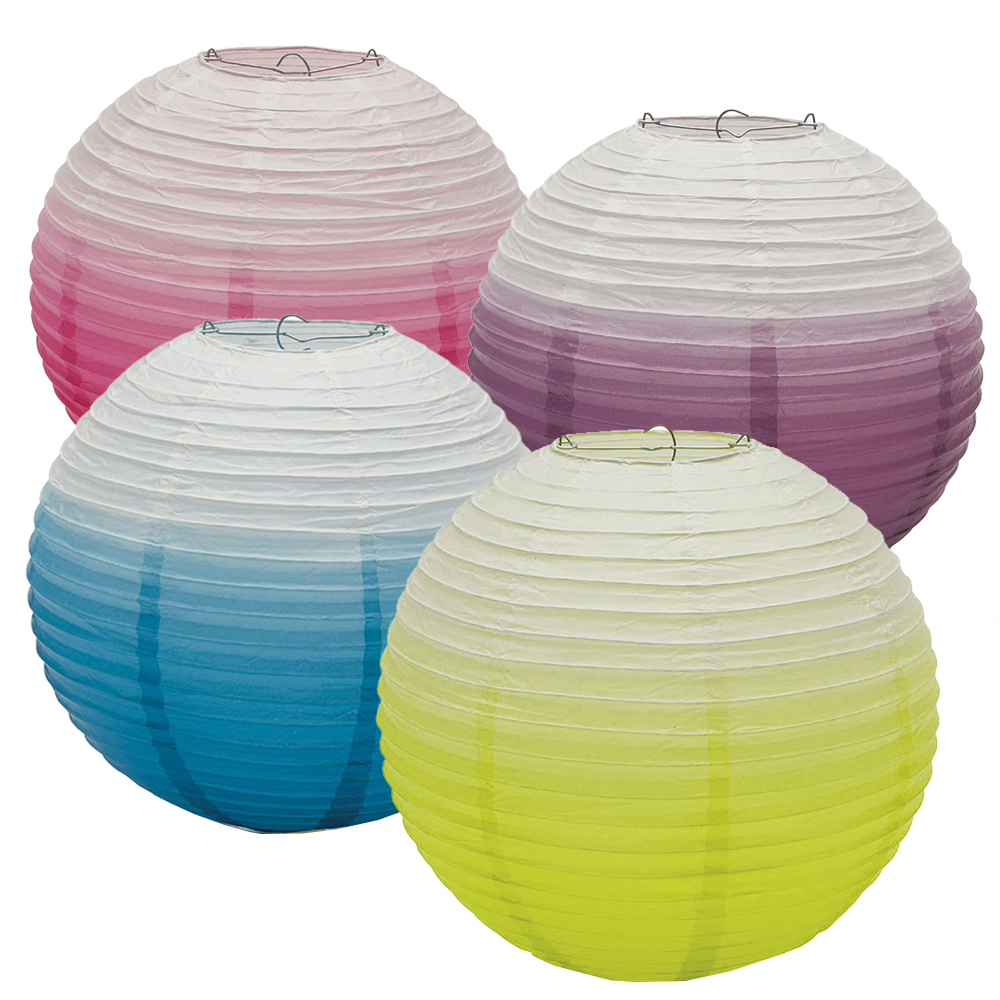 Laterne Two Color 30,5 cm (2 Stück) fuchsia ABVERKAUF