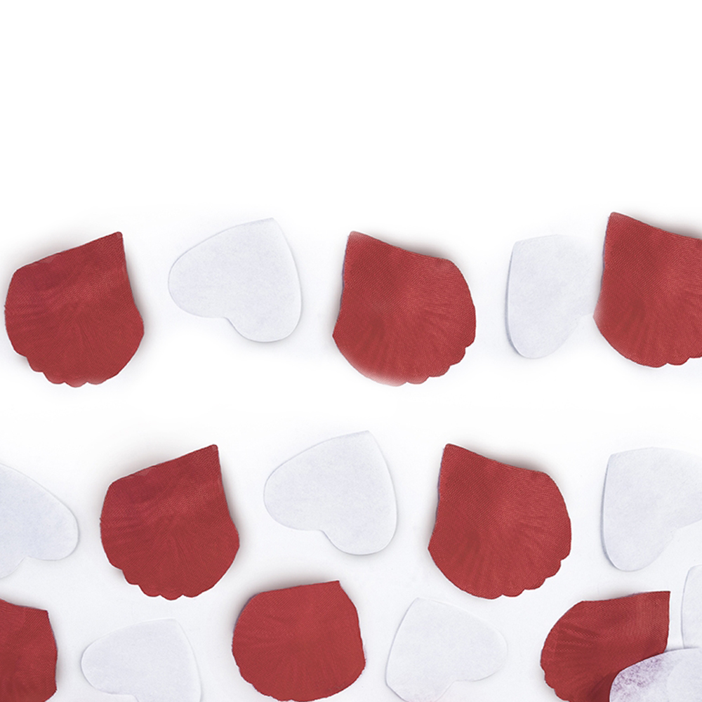 Confetti Cannon "Rosen & Herzen" 30 cm 2 Stück