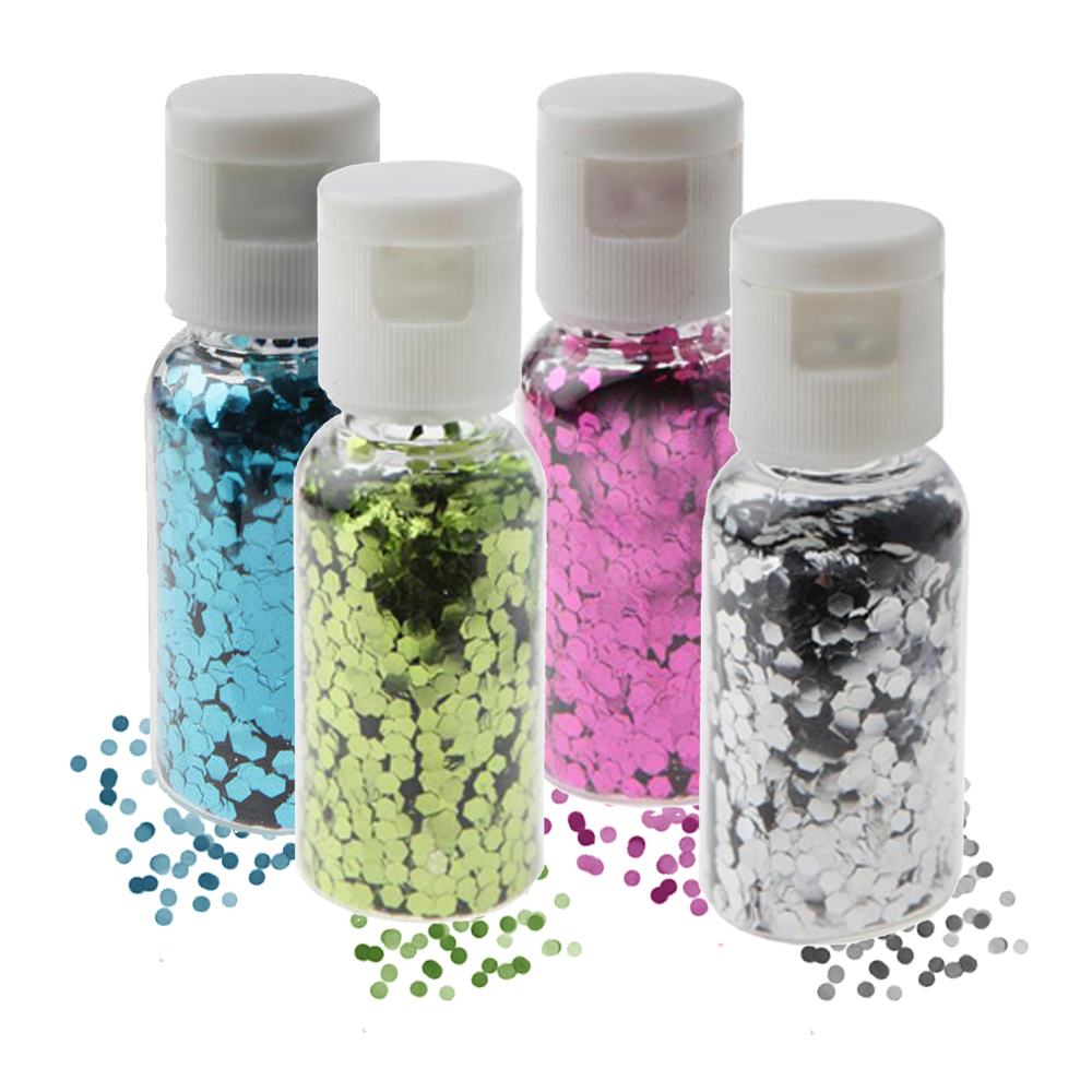 Runder Glitter Tube 15g rot