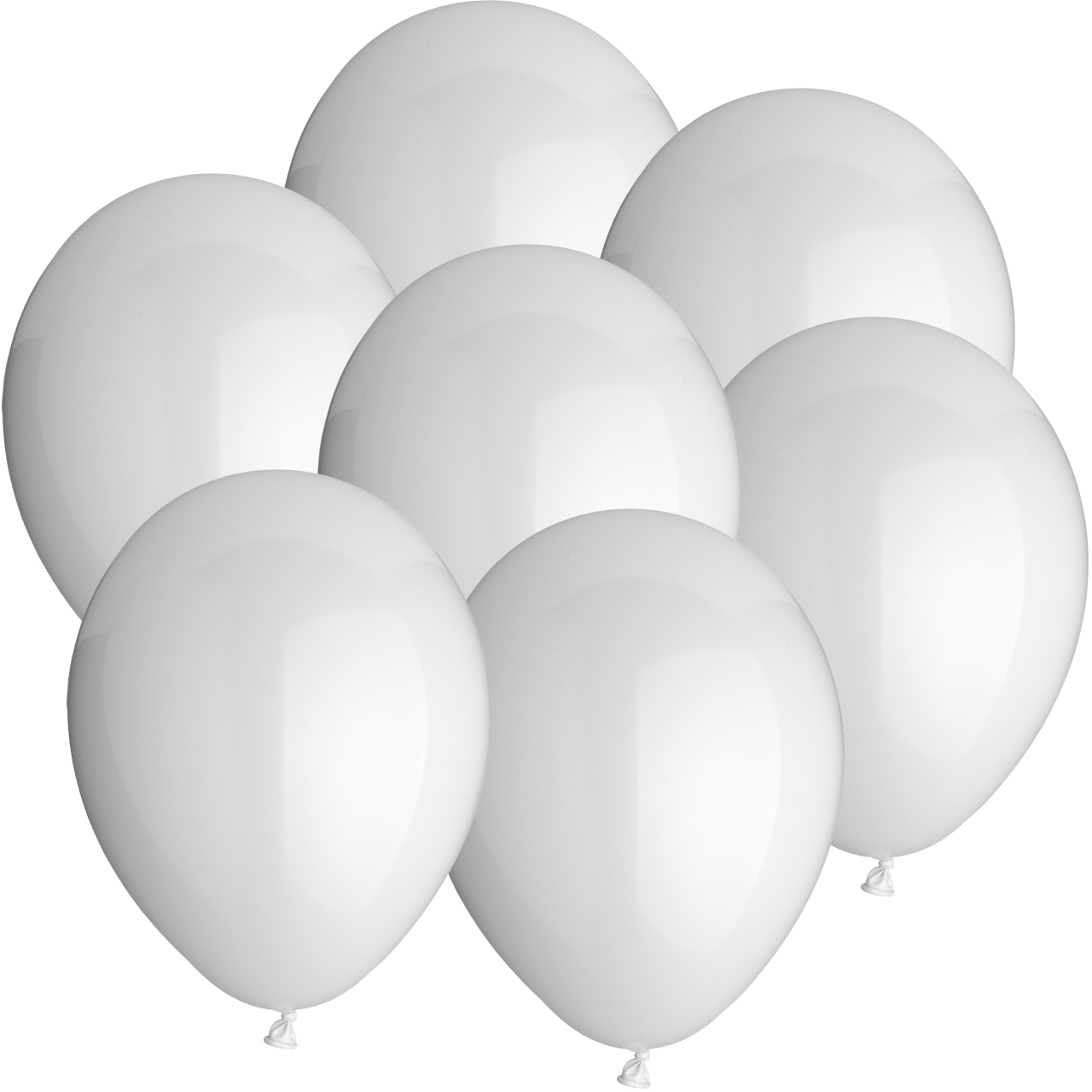 Latexballons Ø 25 cm "Standard" (100 Stück) weiß SALE