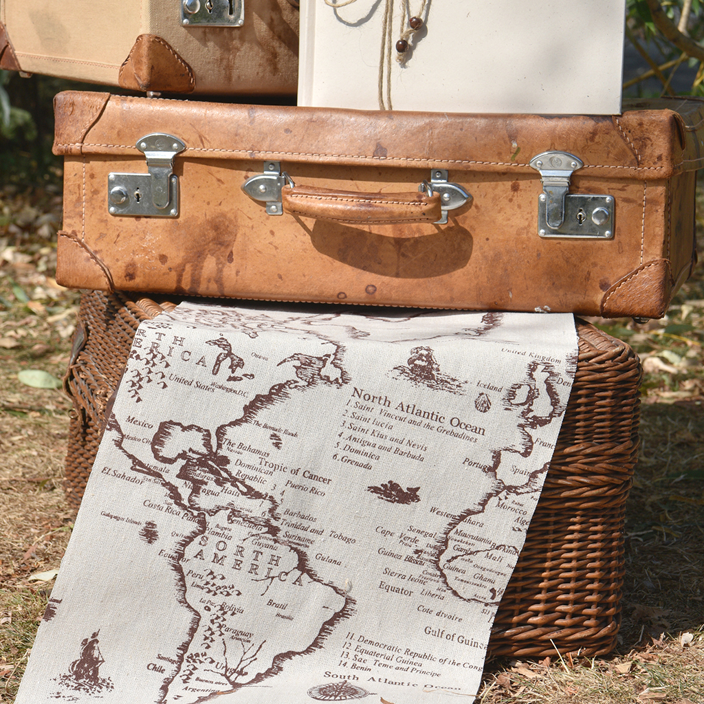 Tischläufer "Karte" 28 cm x 3 m