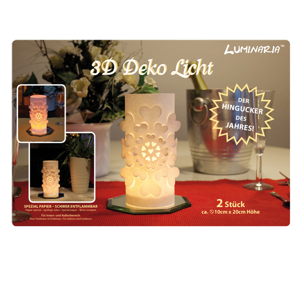 3D Deko-Licht "Herz" (2 Stück) SALE