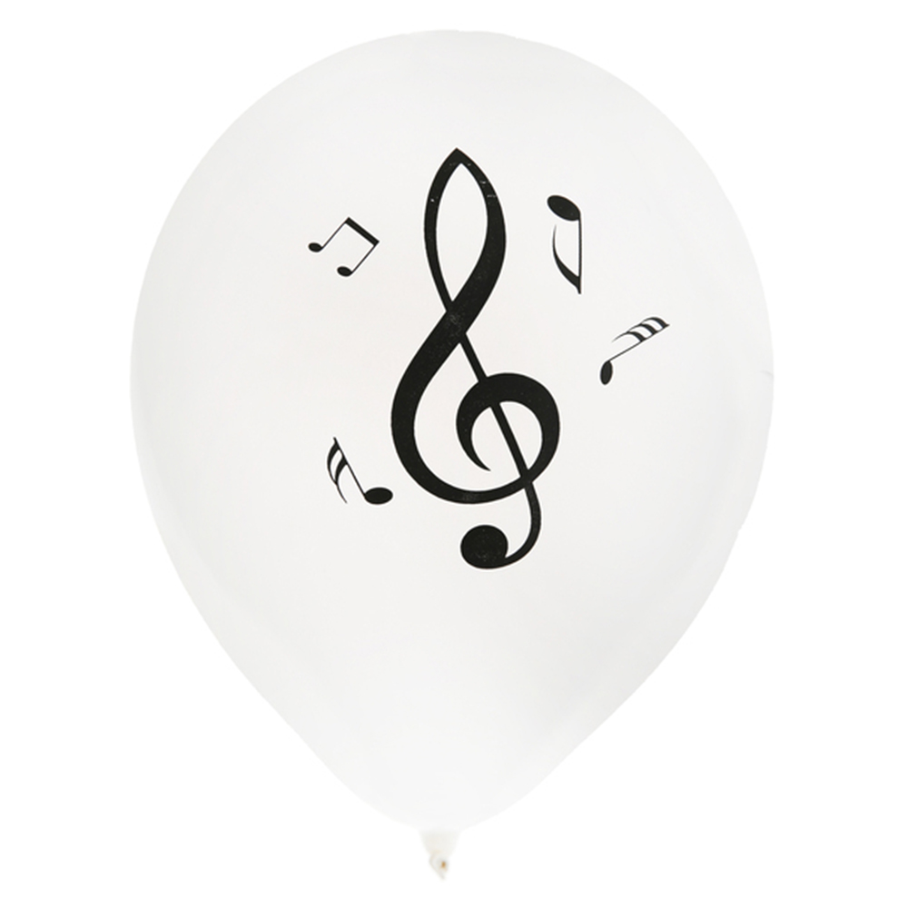 Latexballon Ø 23cm "Music" (8 Stück)
