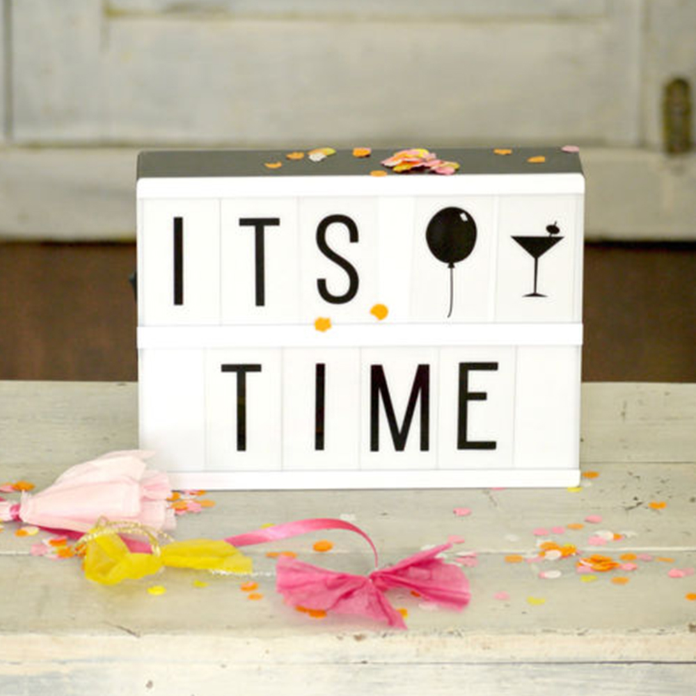 LED Leuchtkasten "Kreative Licht Box" 73 Kästchen ABVERKAUF