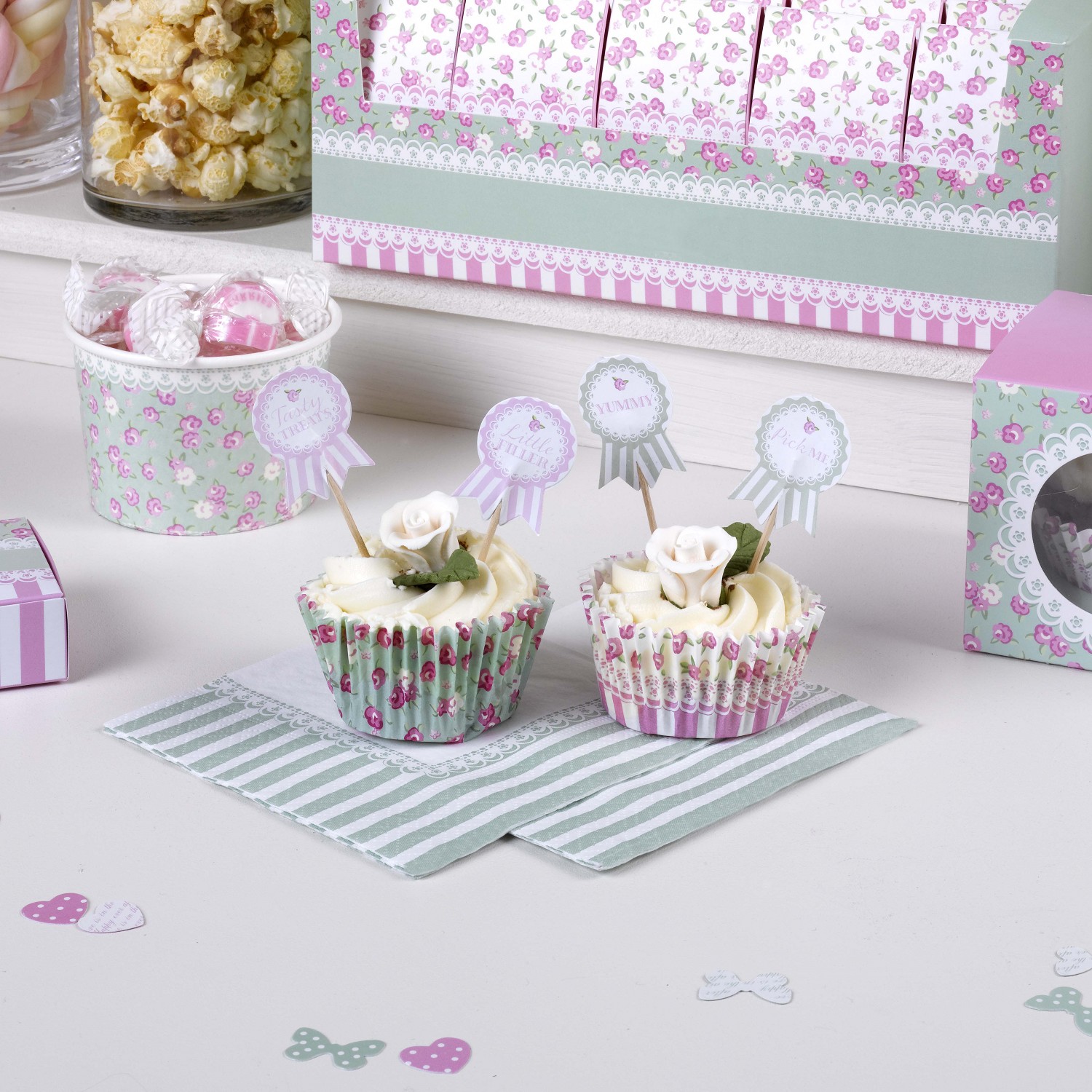 Cupcake "Frills & Spills " (100 Stück)