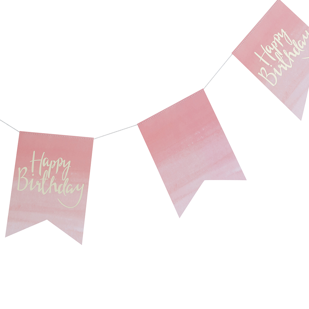 Girlande Ombre Rosa "Pick & Mix" 3 m