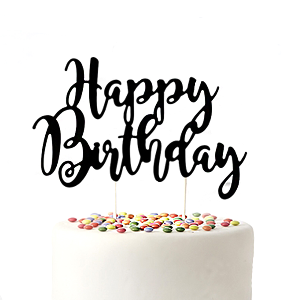 Tortendekoration Happy Birthday