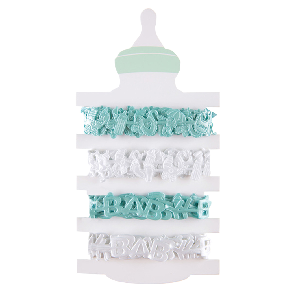 Dekoband "Baby Mix" Apricot 15 mm x 2 m (4 Stück)