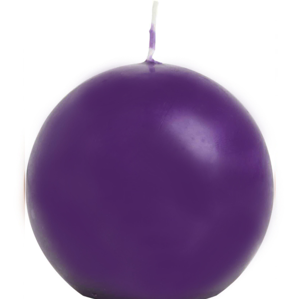 Kugelkerzen Bolsius 7 cm aubergin 10 Stück