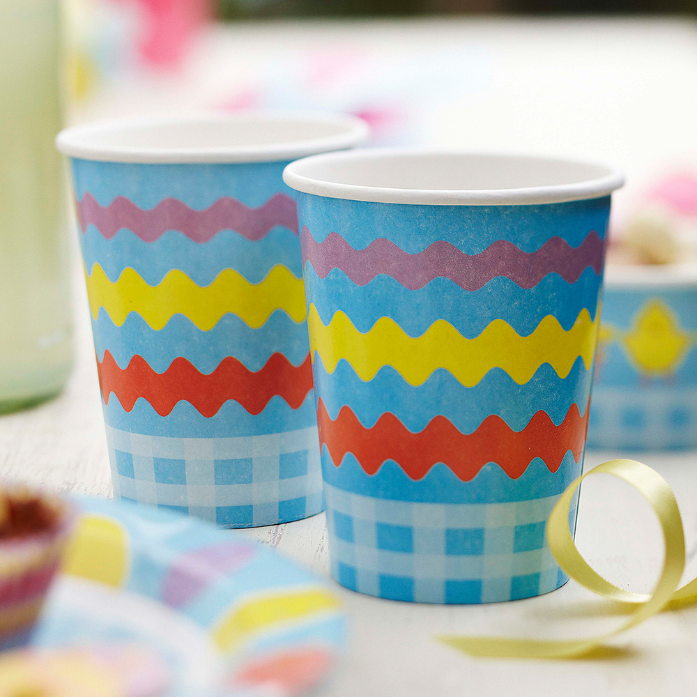 Partygeschirr "Easter Chick" Pappbecher (8 Stück) SALE