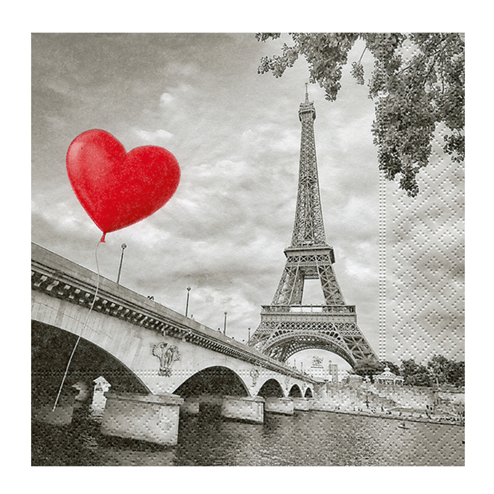 Servietten "City of Love" 21819 (20 Stück) SALE