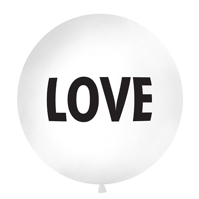 Riesenballon XXL "Love" Ø 1 m