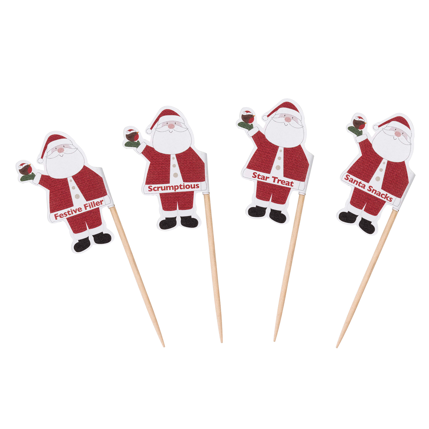 Canapé Picks "Let it Snow" Christmas (20 Stück) ABVERKAUF